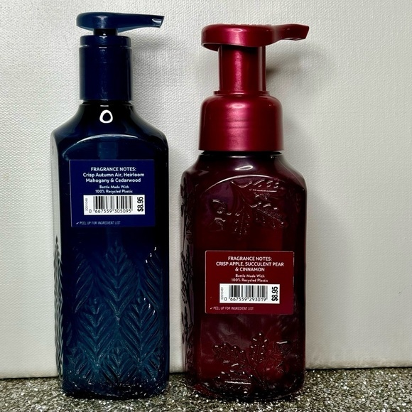 Bath & Body Works Fall Hand Soap Flannel & Afternoon Apple Picking NWT - Picture 3 of 4